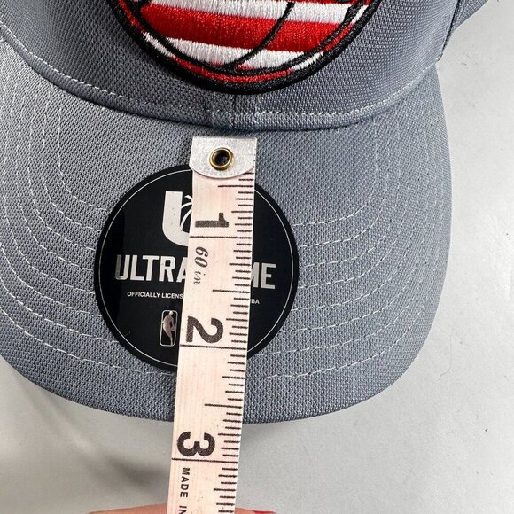 Ultra Games 76ers NBA Cap Phila Basketball Hat Fitted Back Baseball 6 Panel Grey - Picture 8 of 16